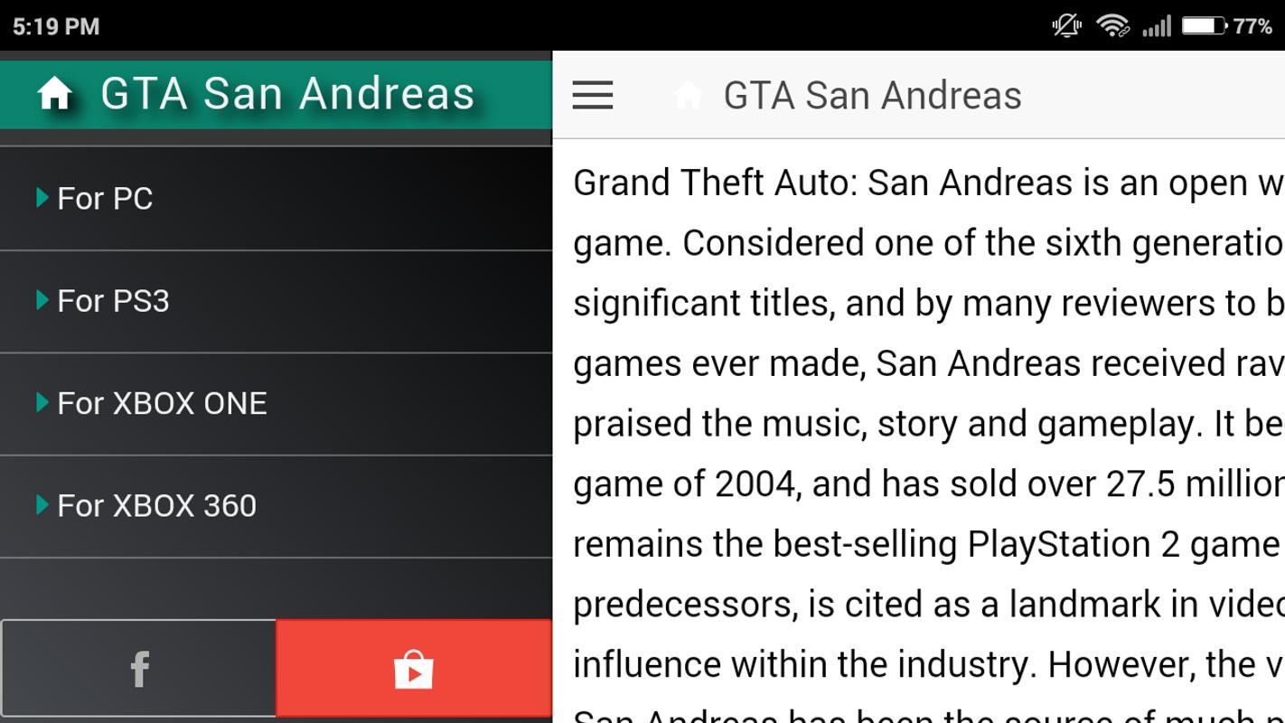 Download Game Gta San Andreas Cheatfor Andoid